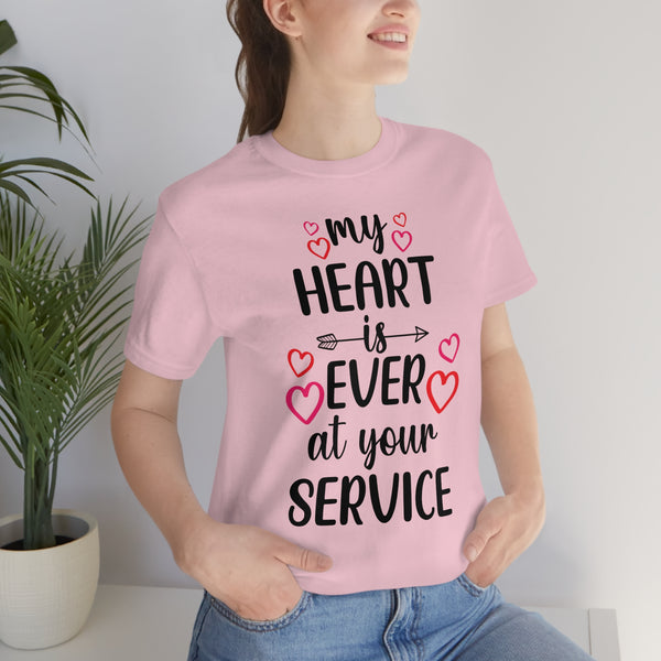 Zycotic - My Heart At Your Service - Unisex Jersey Tee