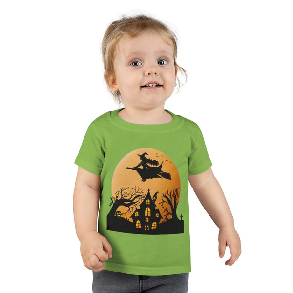 Halloween Toddler T-shirt 100% Ringspun Cotton - Boy/Girl - Witch by Zycotic