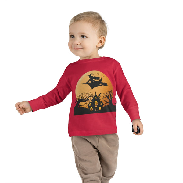 Halloween Toddler Long Sleeve Tee - Boy/Girl - Witch by Zycotic