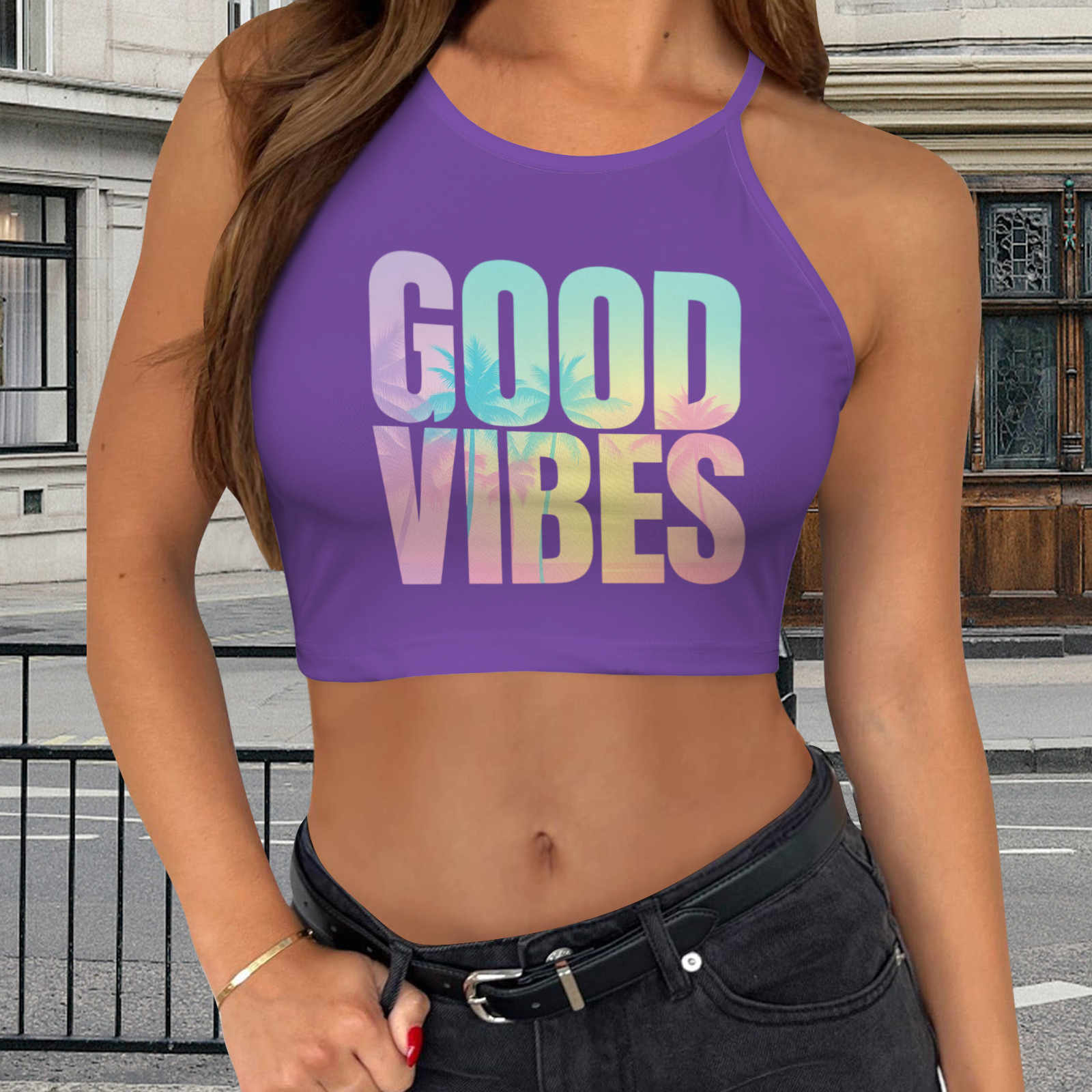 Summer Tank Top 2 - Purple 5