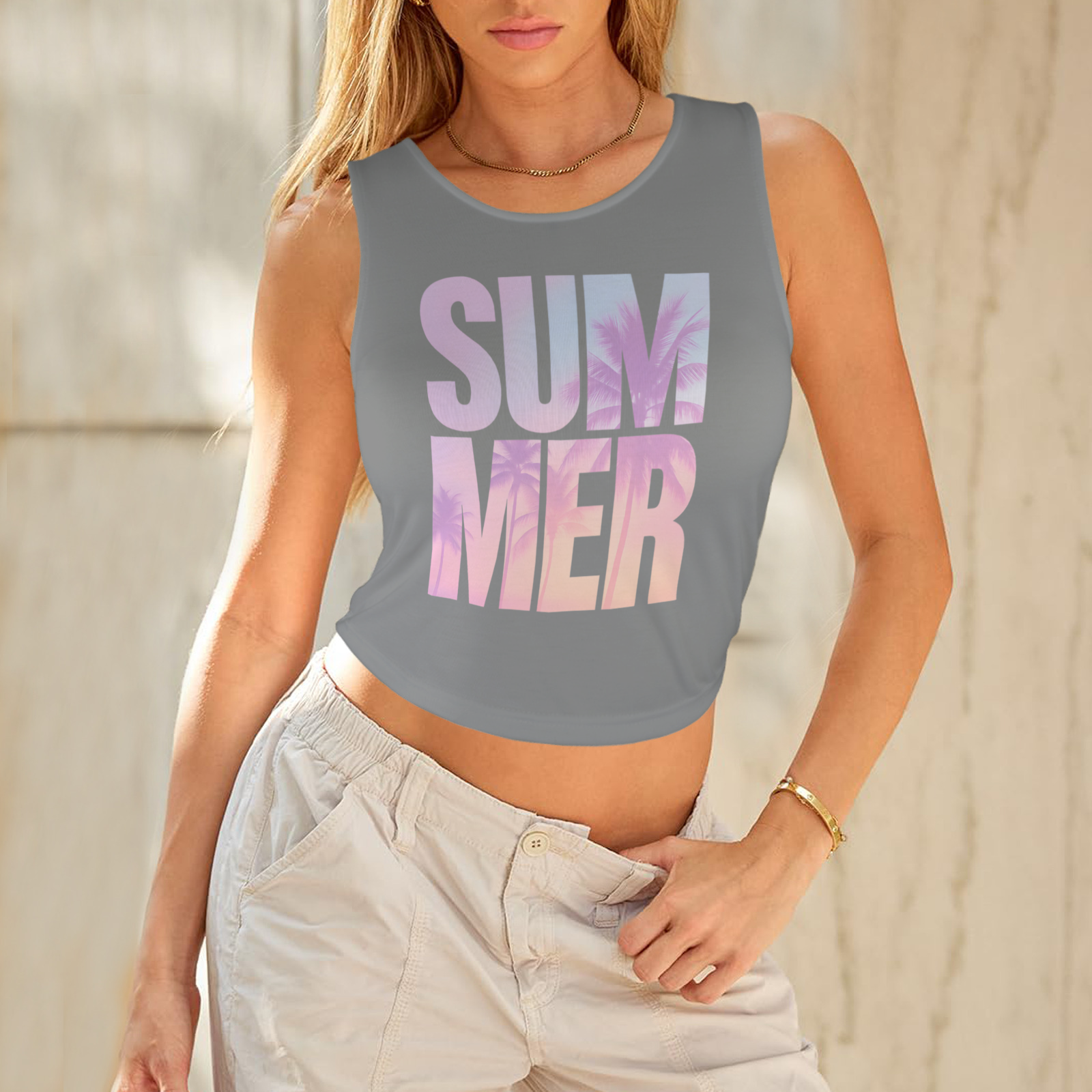 Summer Round Crop Tank - 2
