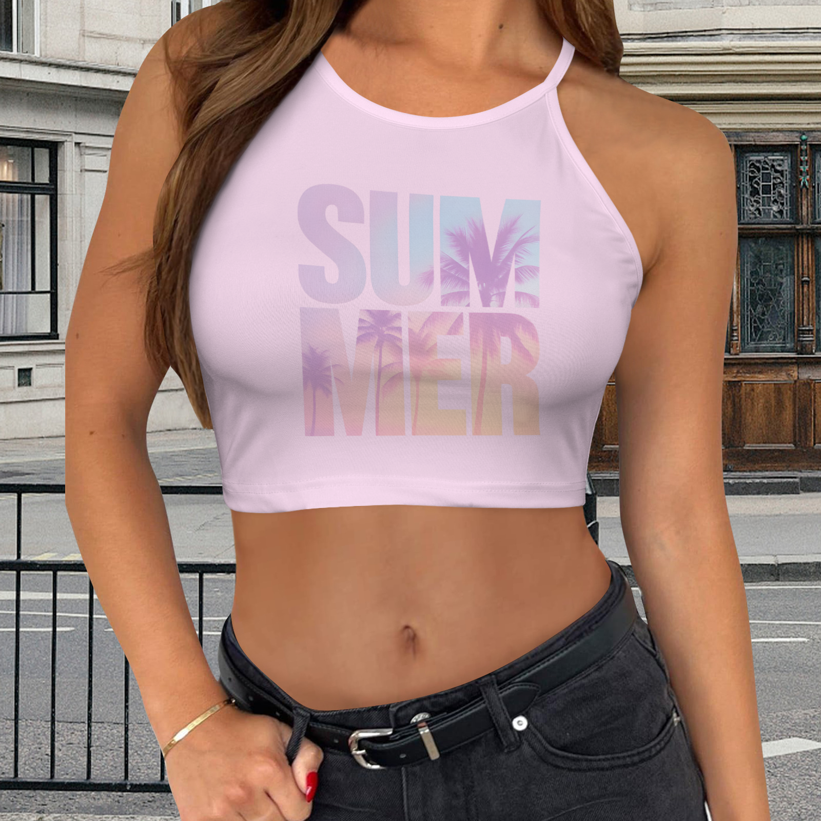 Summer Tank Top 2 - Light Pink 2