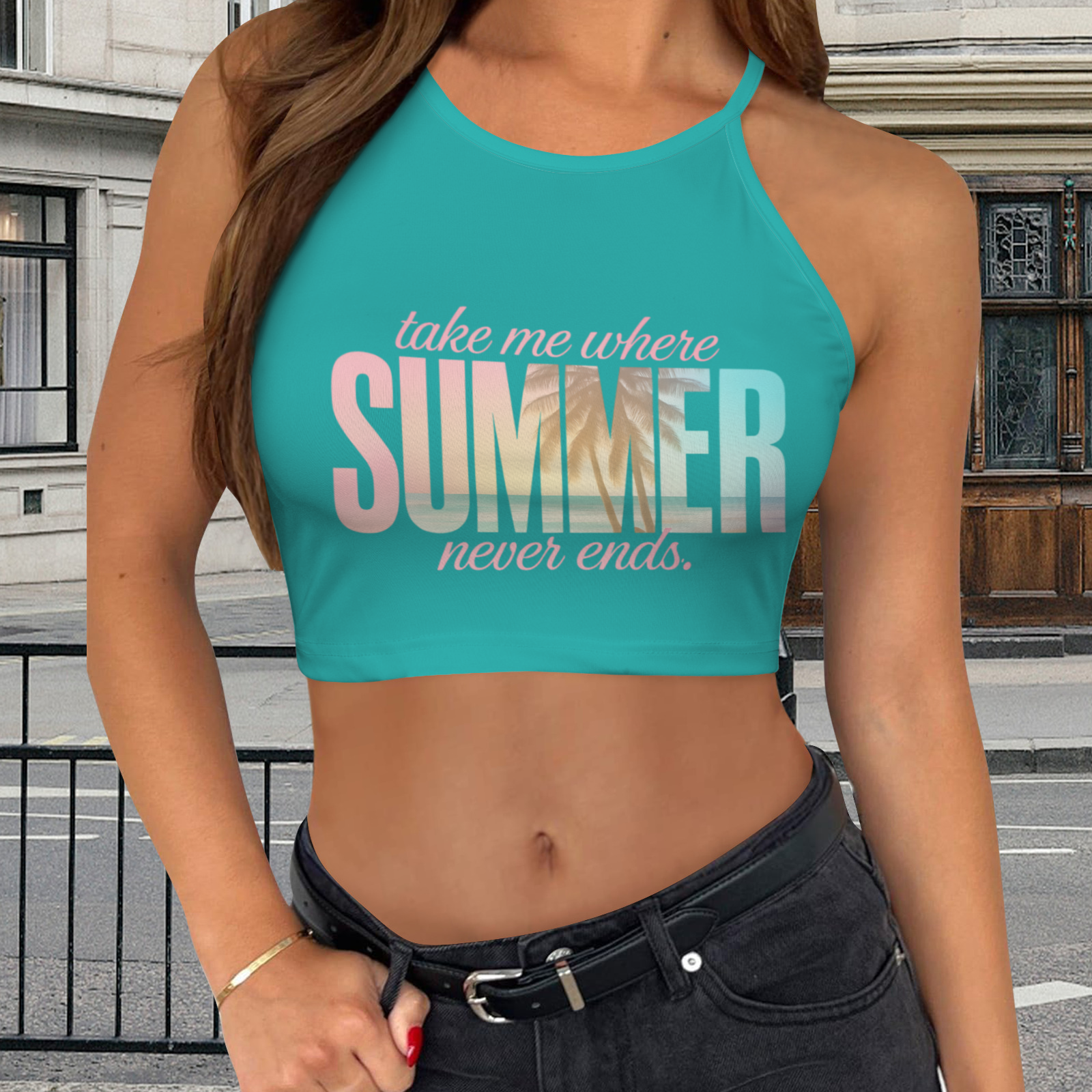 Summer Tank Top 2 - Sea Green 1