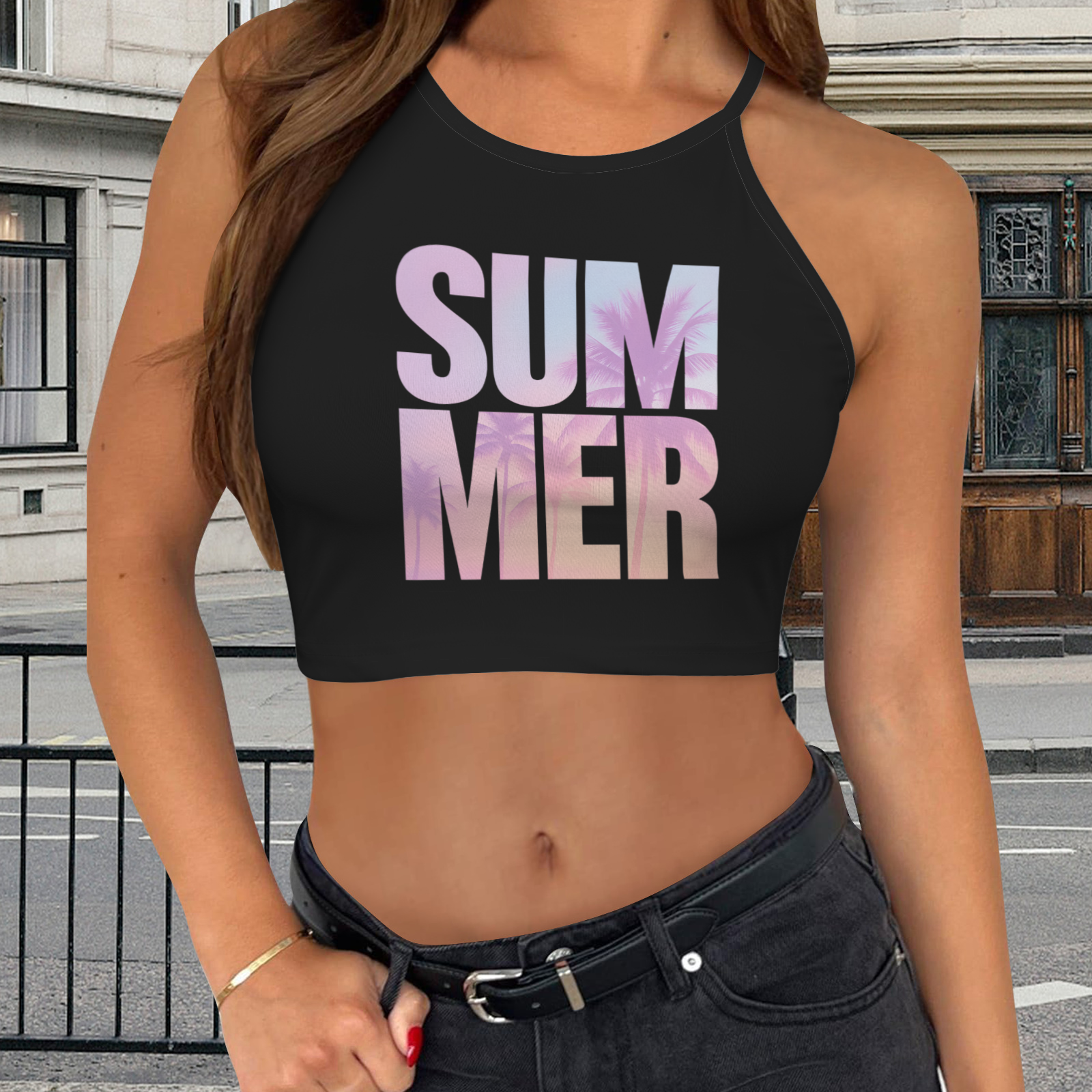 Summer Tank Top 2 - Black 2