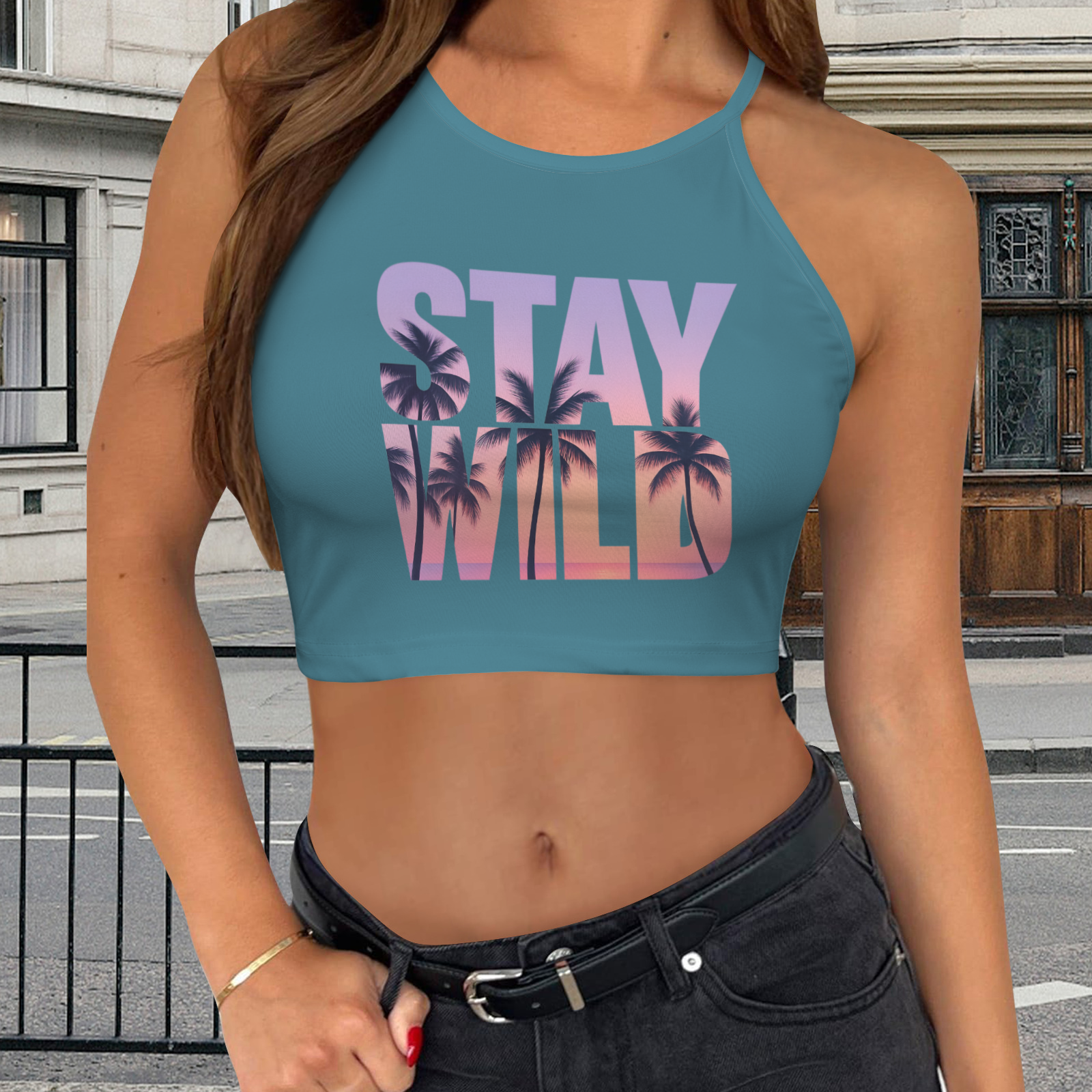 Summer Tank Top 2 - Teal 4