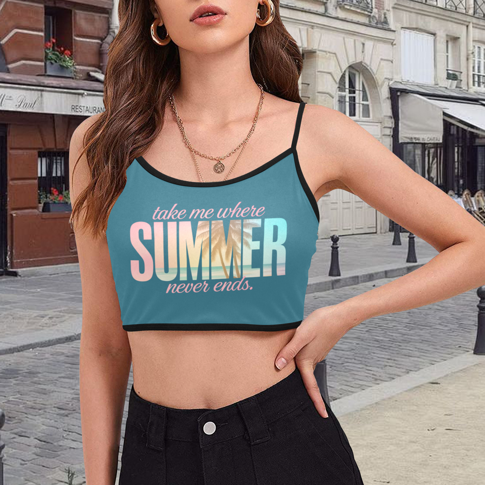 Summer Tank Top - Teal 1
