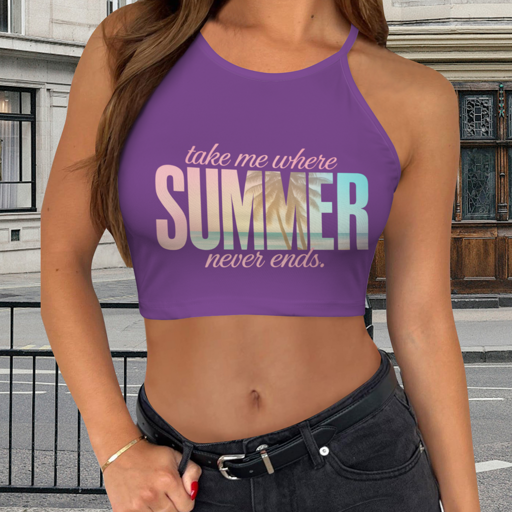 Summer Tank Top 2 - Dark Purple 1