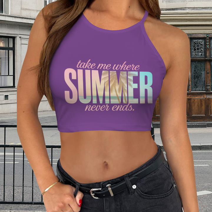 Summer Tank Top 2 - Dark Purple 1