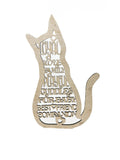 Custom Cat Cutout with Words 01