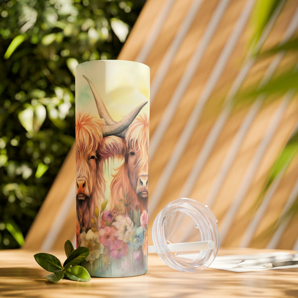 Highland Cow 001 - 20 oz Tumbler by Zycotic