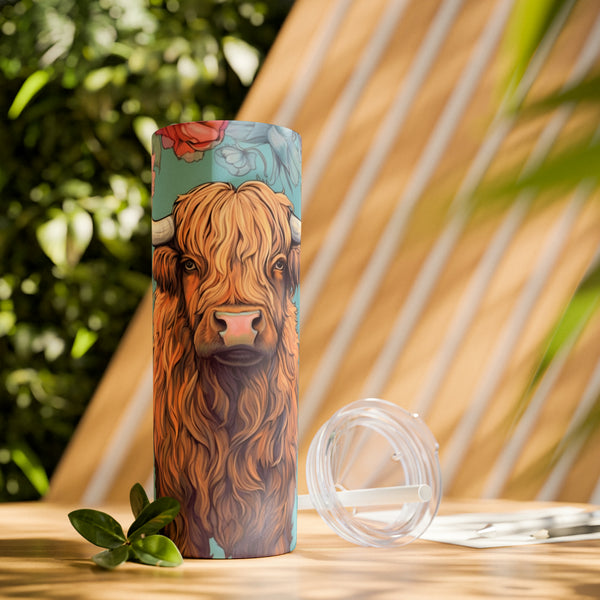 Highland Cow 004 - 20 oz Tumbler by Zycotic