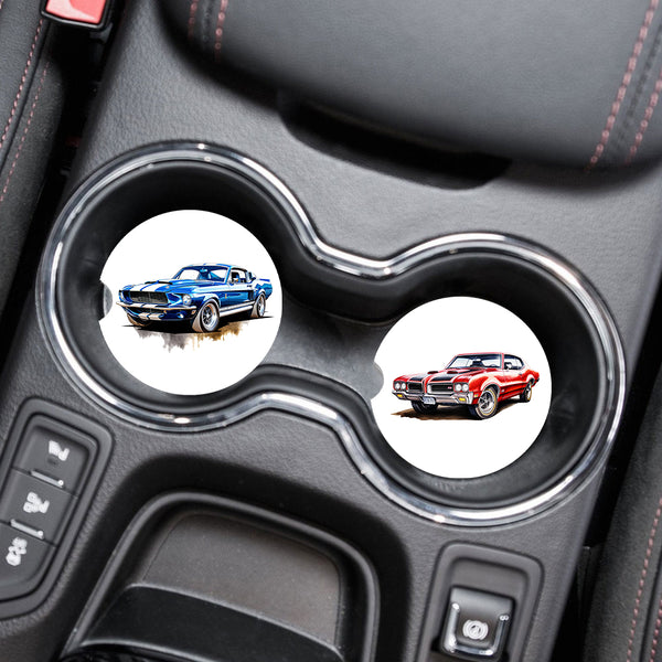 Muscle Cars Car Coasters - Assrt'd Variety by Zycotic