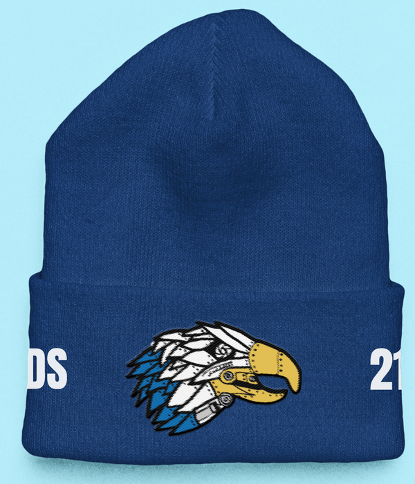 Scrapheads Blue Beanie Hat
