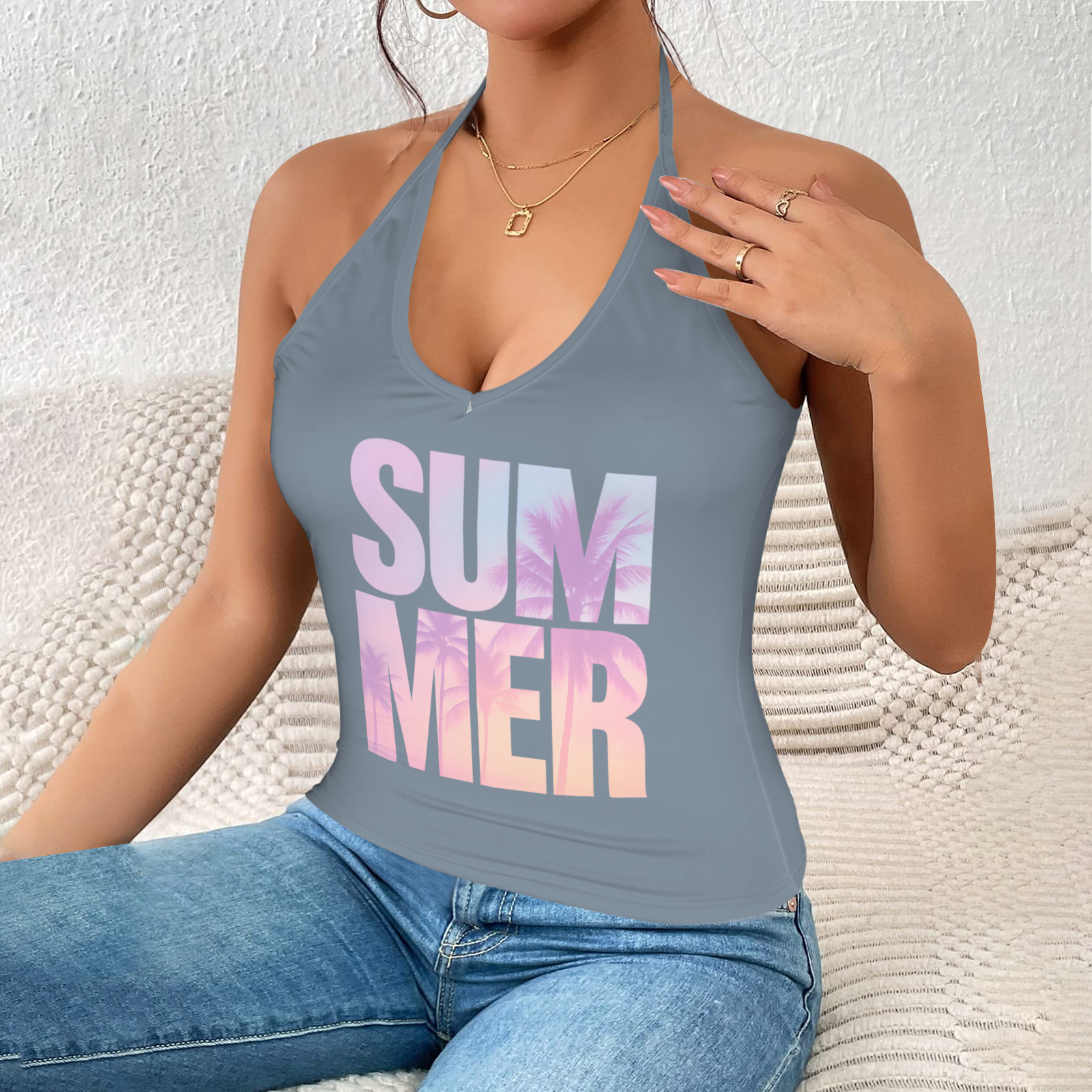 Summer Halter Cami Top - 2