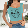 Not Rude Crop Tank