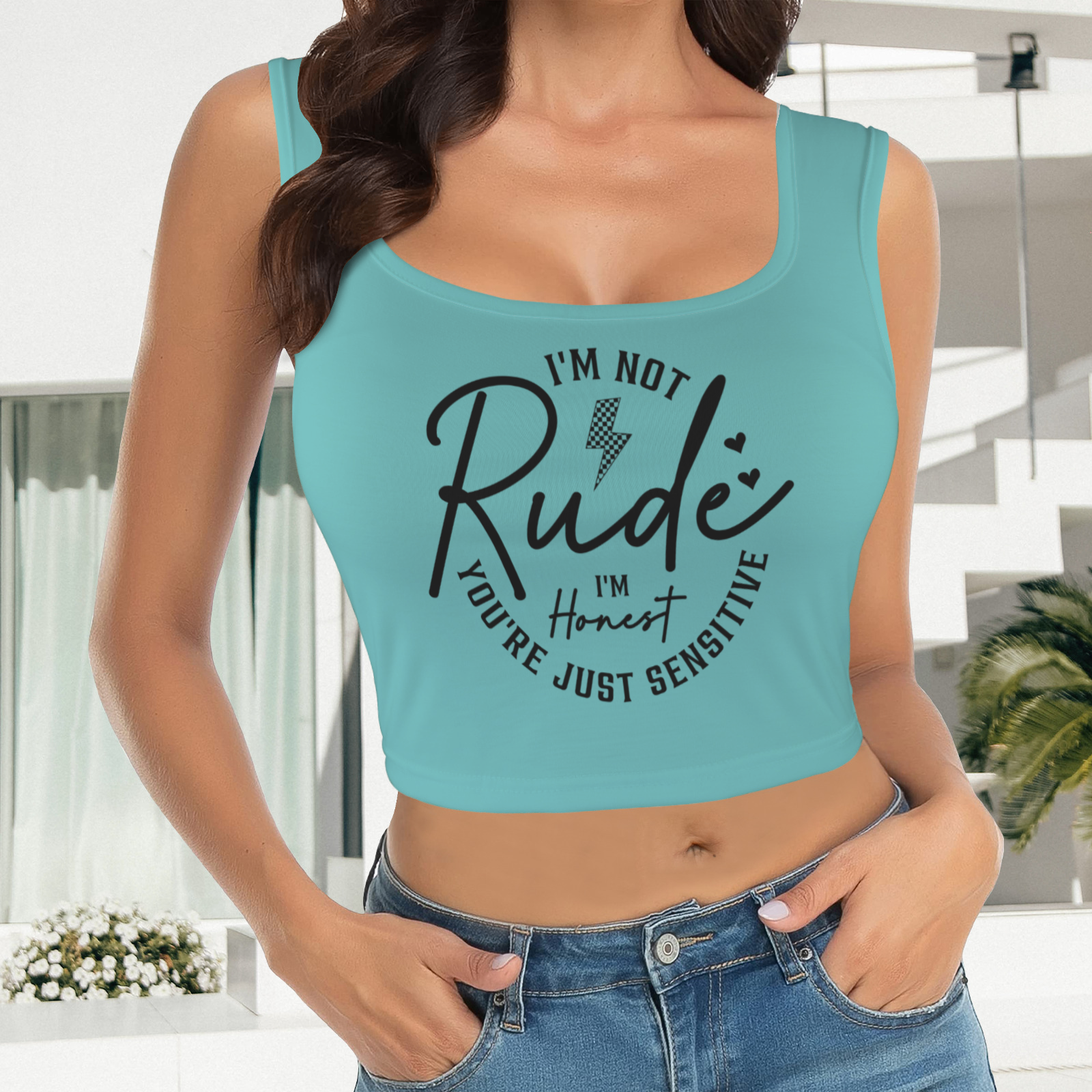 Not Rude Crop Tank