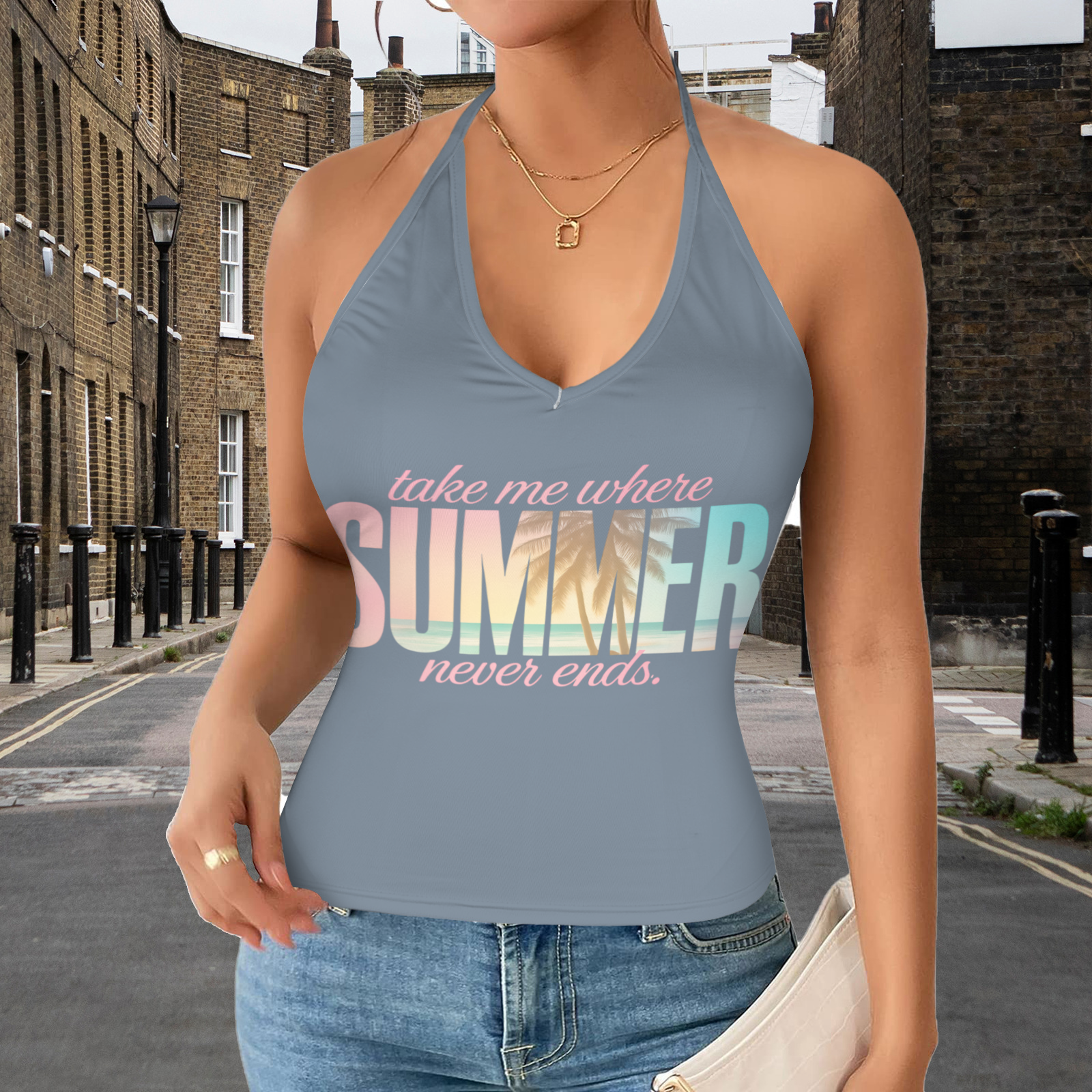 Summer Halter Cami Top - 1