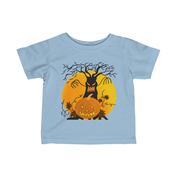 Infant Fine Jersey Tee 6mo - 24mo - Tree & Pumpkin by Zycotic