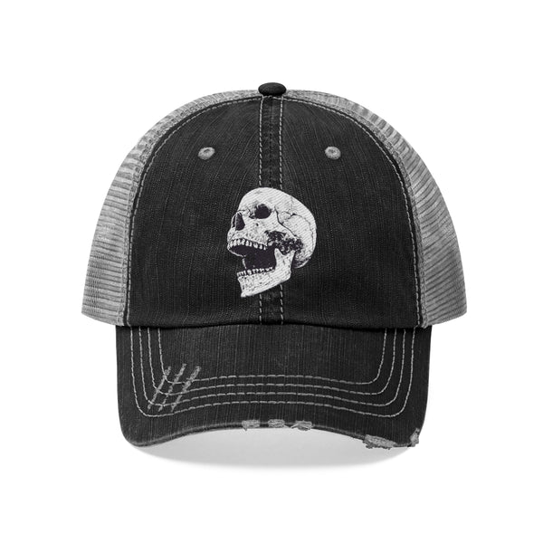 Unisex Trucker Hat - Anatomic Skull by Zycotic