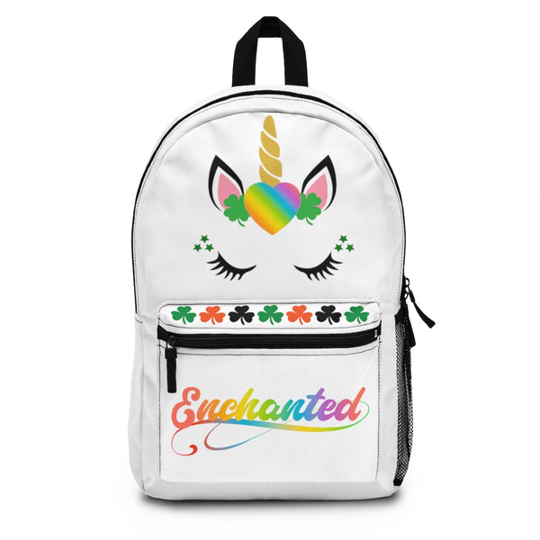 St Patrick's Unicorn Kids Backpack (Made in USA)