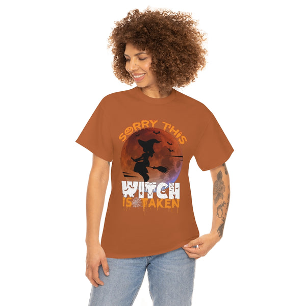Zycotic Halloween Unisex Heavy Cotton Tee - Witch Taken