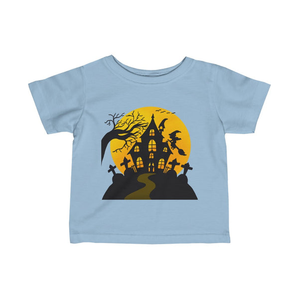 Halloween Infant Fine Jersey Tee 6mo - 24mo - House & Witch by Zycotic