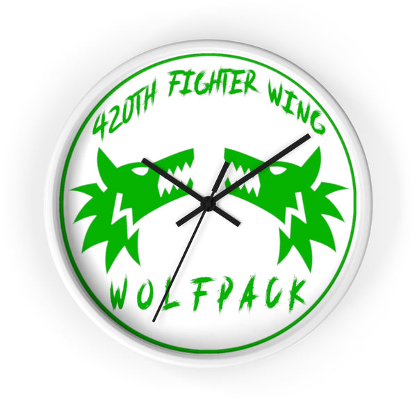 420th Wolfpack - Wall clock